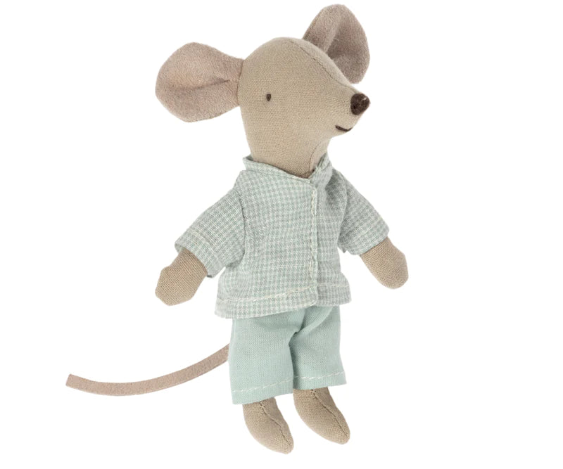 Pajamas for Little Brother Mouse by Maileg