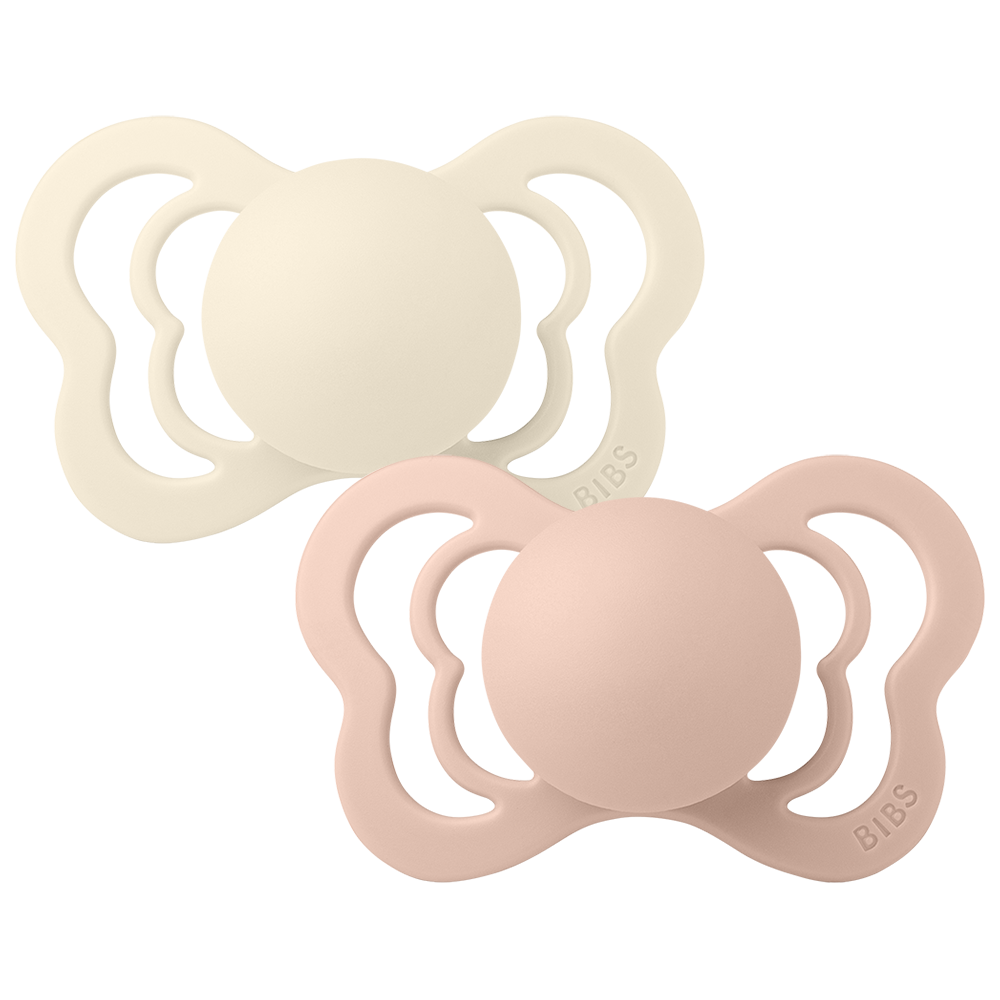 Couture 2 Pack in Ivory/Blush by BIBS