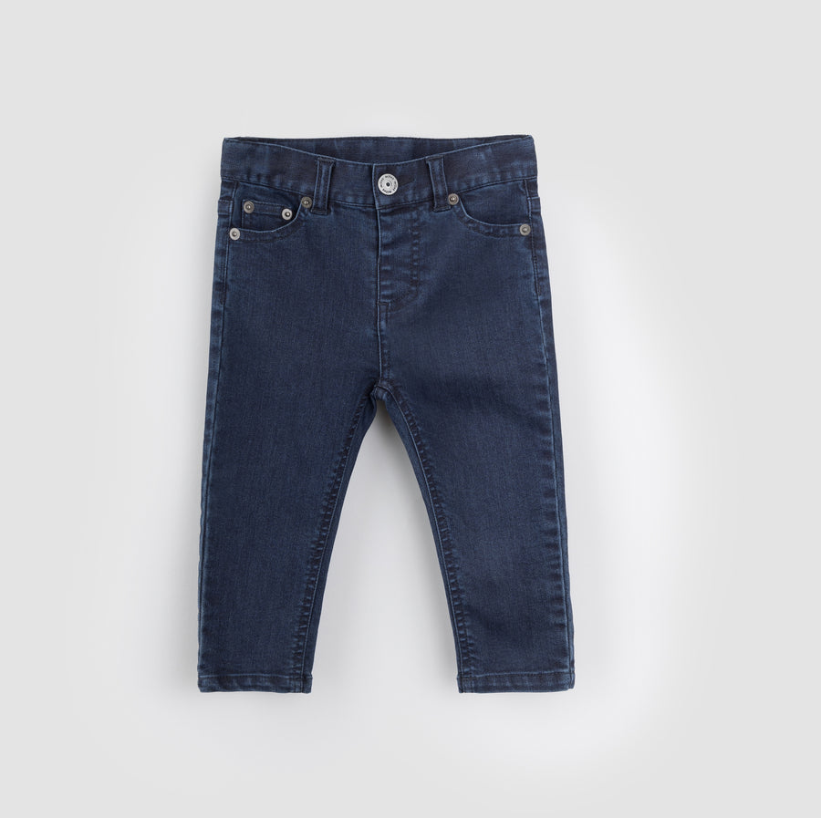 Indigo Eco-Stretch Baby Jeans by miles the label.