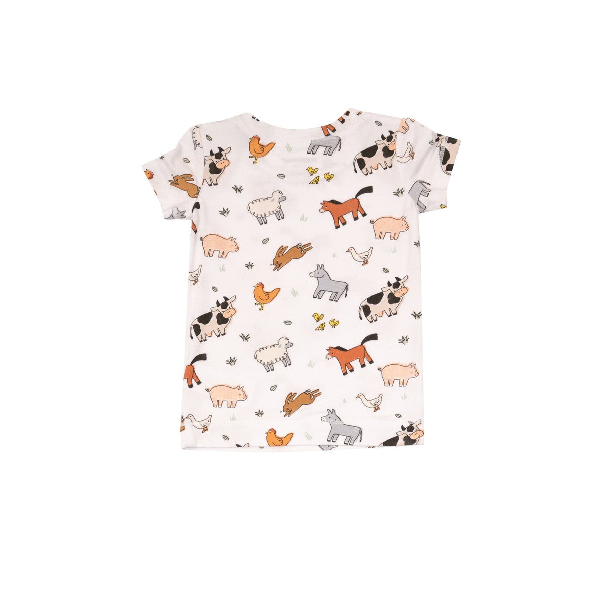 Short Sleeve Loungewear Set in Farmyard Babies by Angel Dear