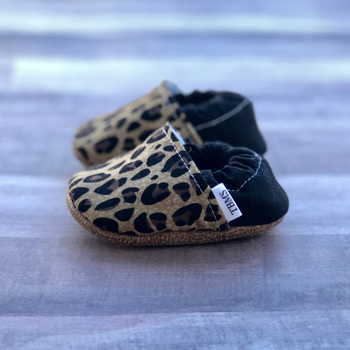 Trendy Baby Mocc Shop - Tan Leopard Moccasins