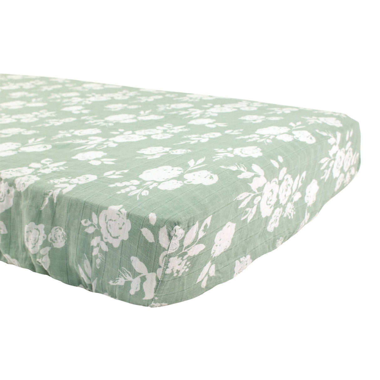 Bebe Au Lait - Vintage Floral Classic Muslin Crib Sheet