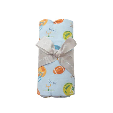 Angel Dear - Swaddle Blanket - Football