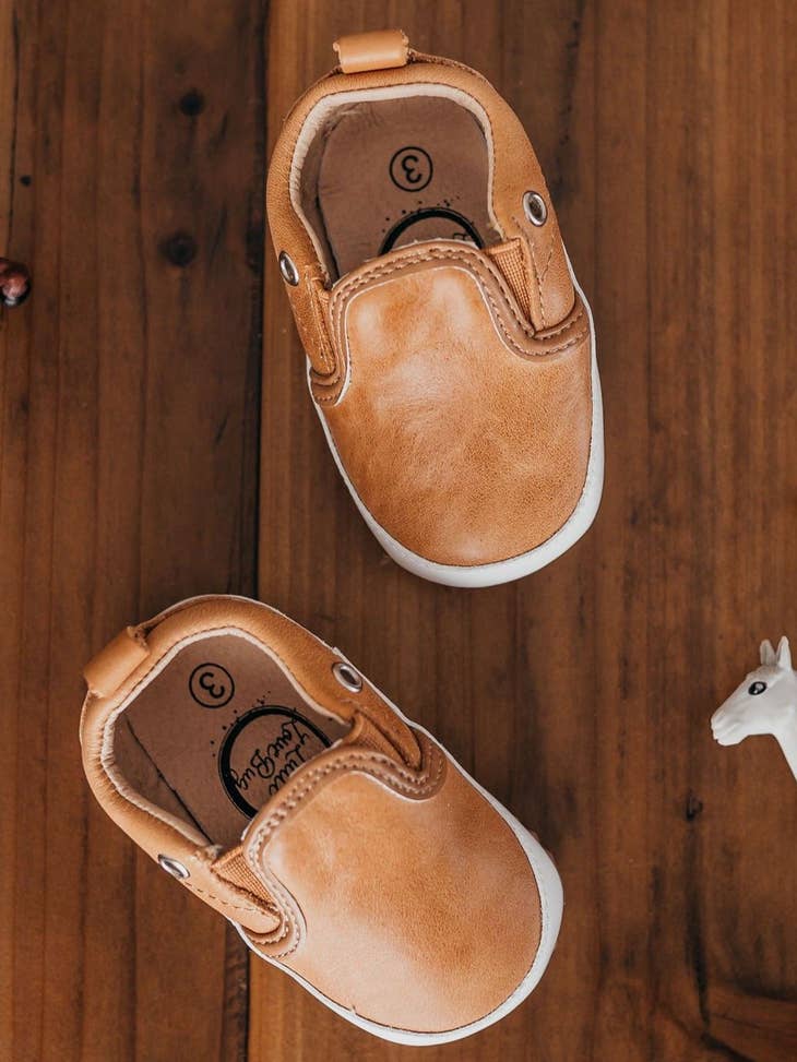 Desert Sand Quinn Slip On Shoe by Little Love Bug