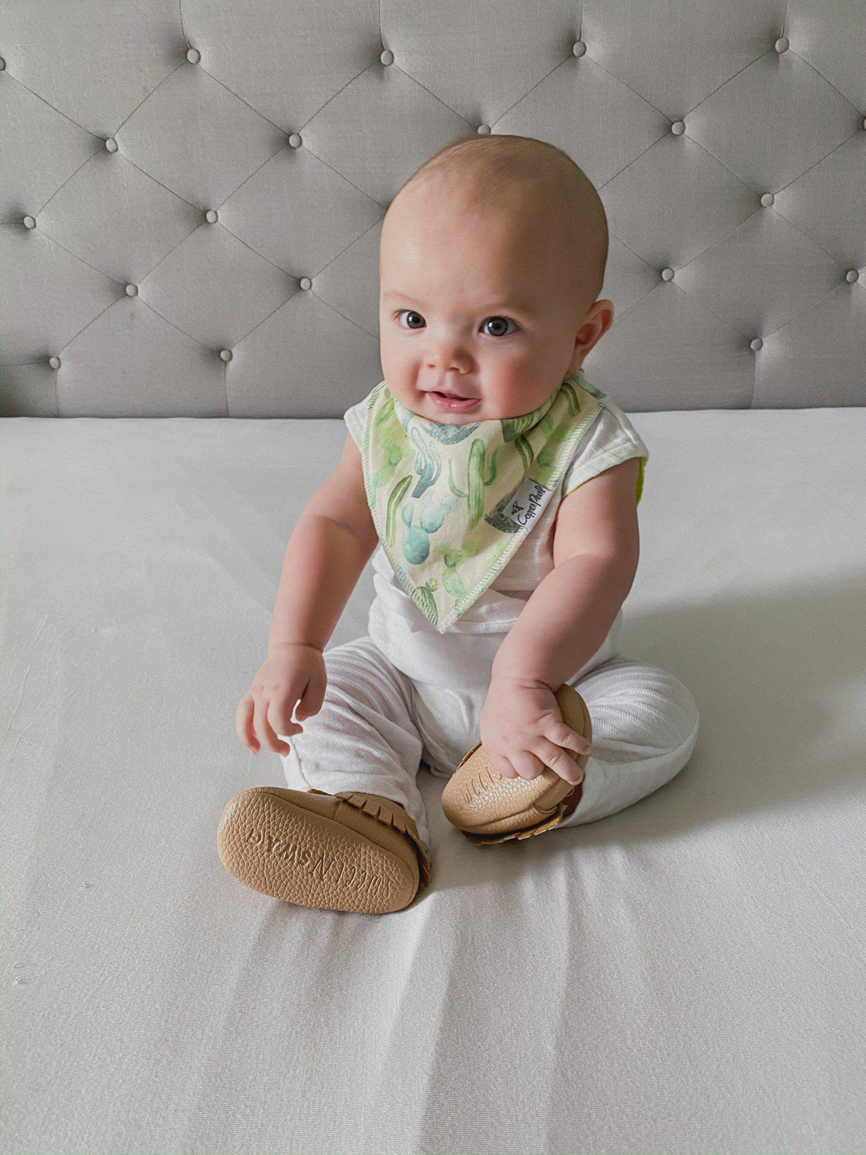 Baby Bandana Bibs in Cusco Set by Copper Pearl