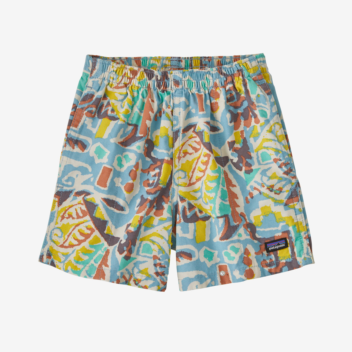 Baby Funhoggers Cotton Shorts in Lago Blue by Patagonia