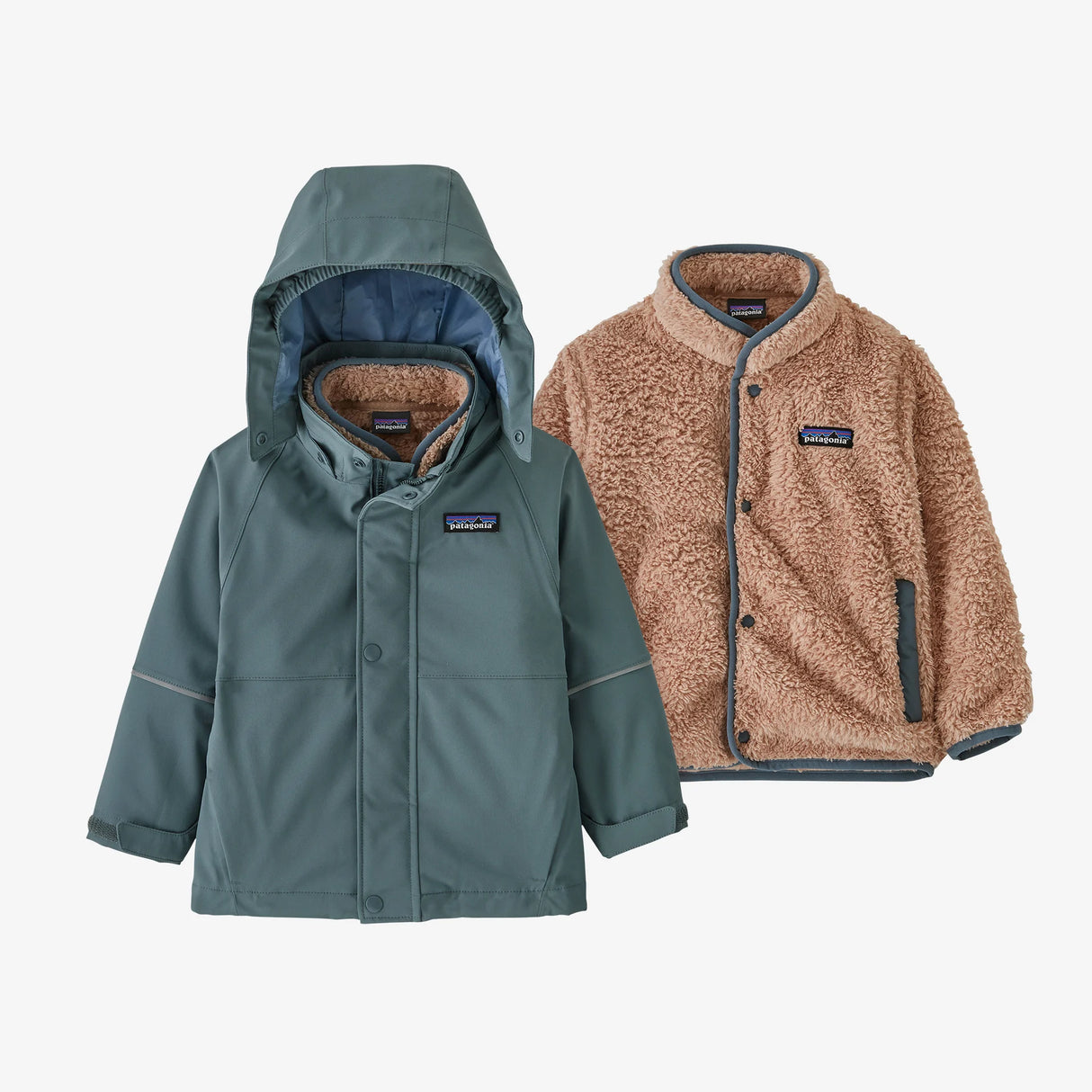 Baby All Seasons 3-in-1 Jacket in Plume Grey by Patagonia