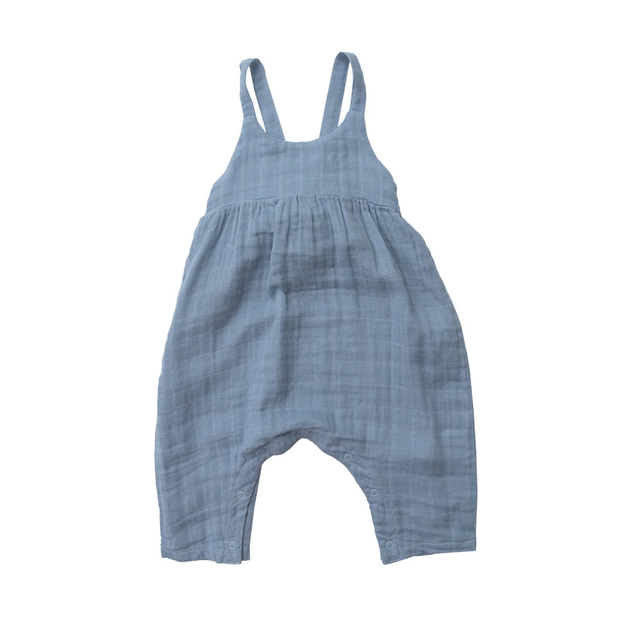 Angel Dear - Tie Back Romper - Ocean