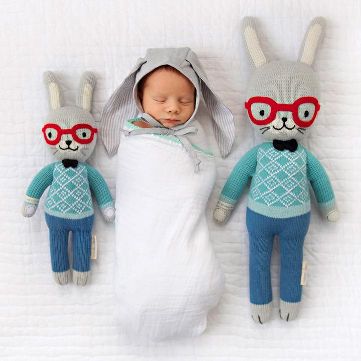 Benedict The Bunny in Little 13" by cuddle + kind