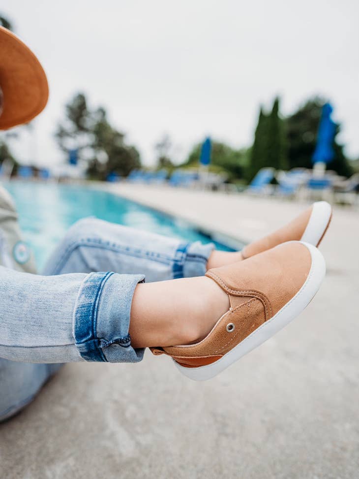 Desert Sand Quinn Slip On Shoe by Little Love Bug