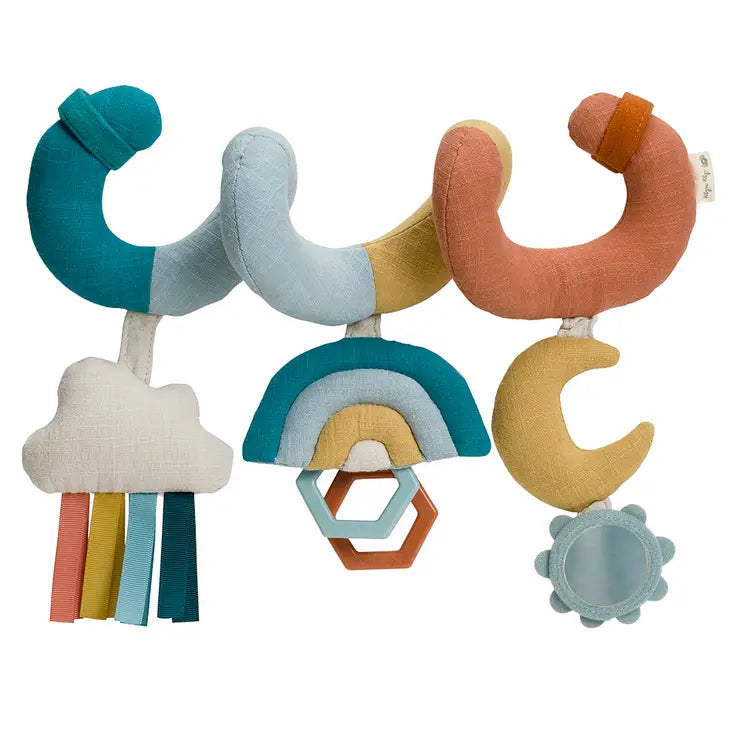 Bitzy Bespoke Itzy Bitzy Spiral™ Car Seat Activity Toy in Rainbow