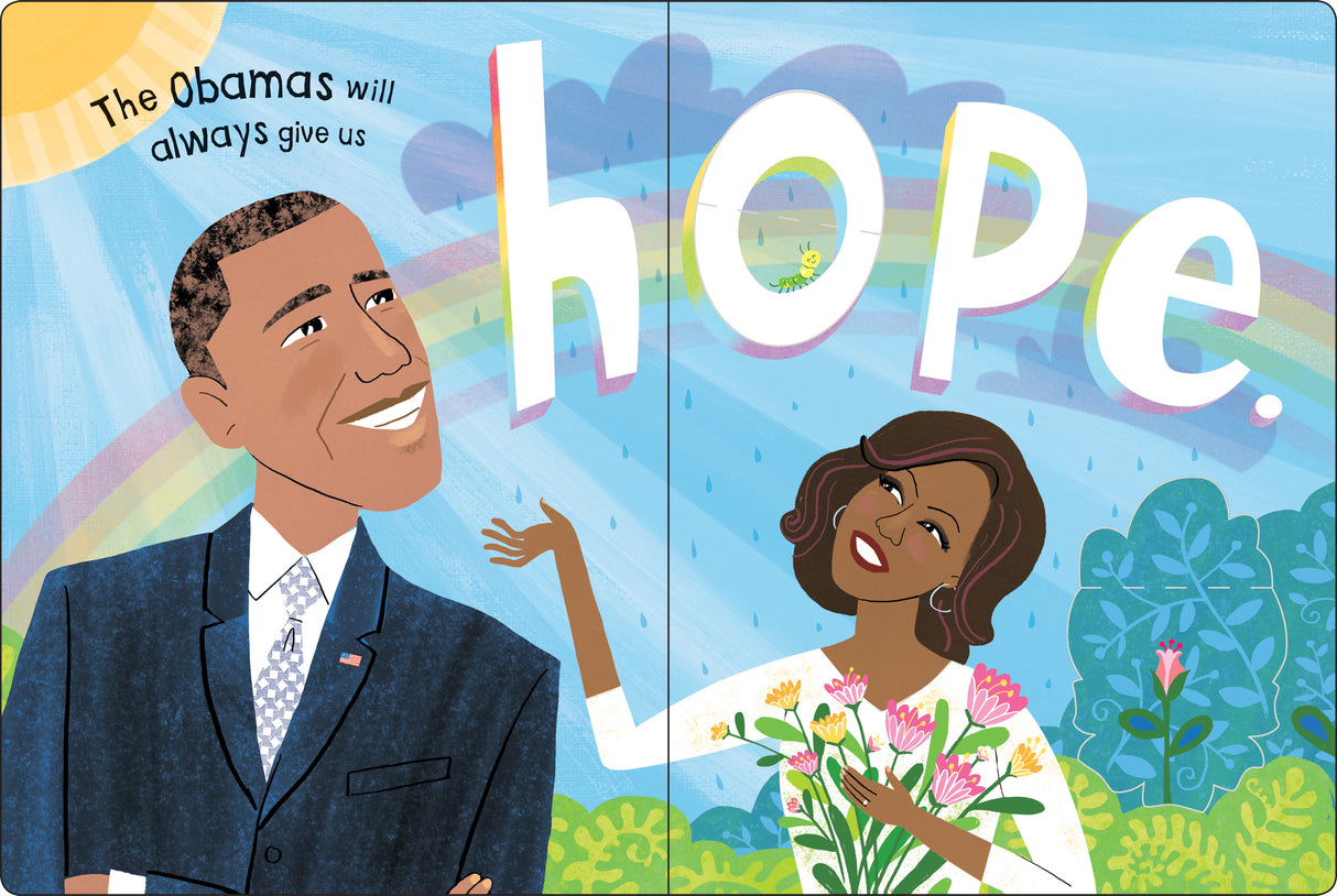 The Obamas: A Lift-the-Flap Board Book by Workman Publishing