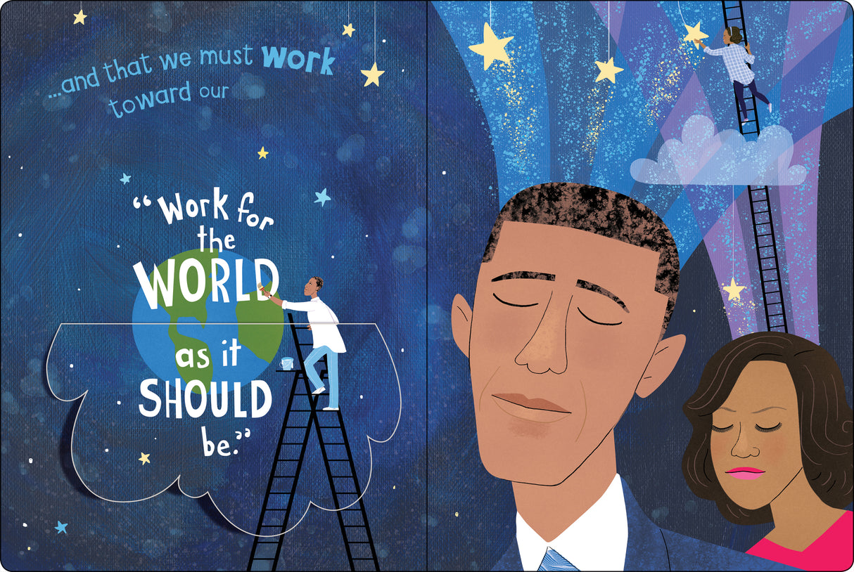 The Obamas: A Lift-the-Flap Board Book by Workman Publishing