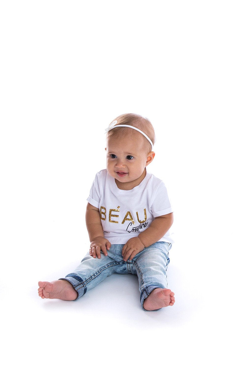 BÉAU Couture Tee in White by Beau Hudson