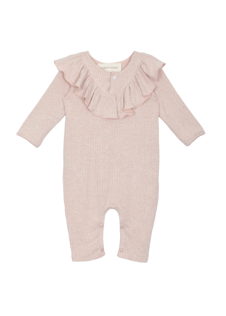 Heather Knit Romper by Mabel + Honey