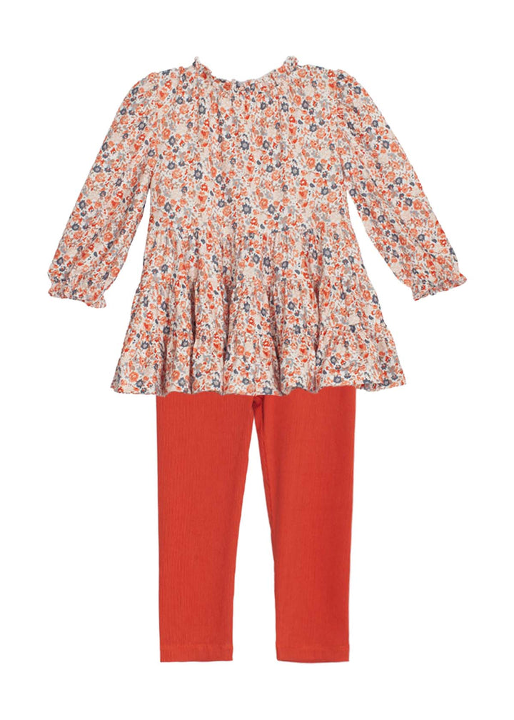 Pumpkin Pie Rayon & Knit 2 Piece Set by Mabel + Honey