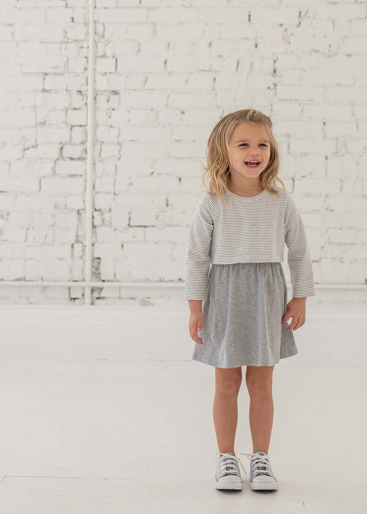 Cloudy Magnolia Knit Dress by Mabel + Honey