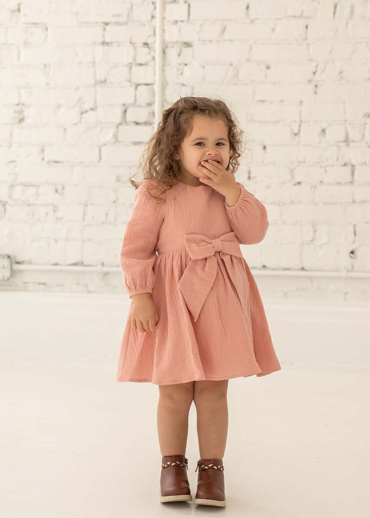 Bashful Woven Dress by Mabel + Honey