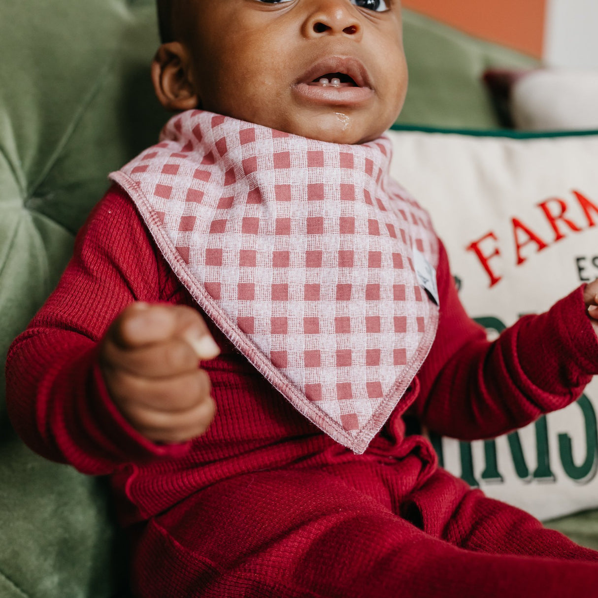 Baby Bandana Bibs in Polar by Copper Pearl
