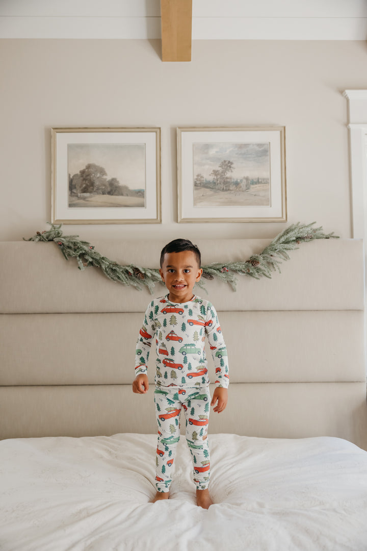Long Sleeve 2 Piece Pajama in Griswold by Copper Pearl