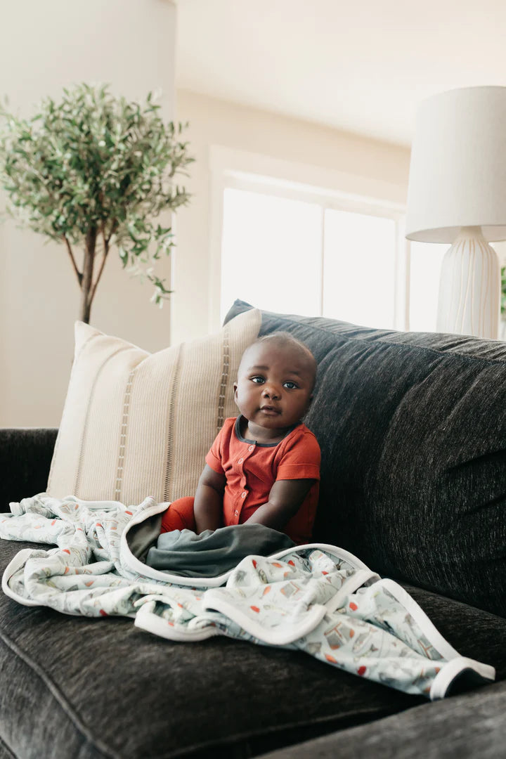 Three Layer Quilt in Trout by Copper Pearl
