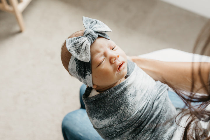 Knit Headband Bow Thrasher by Copper Pearl