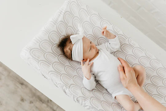 Diaper Changing Pad Cover in Bliss by Copper Pearl