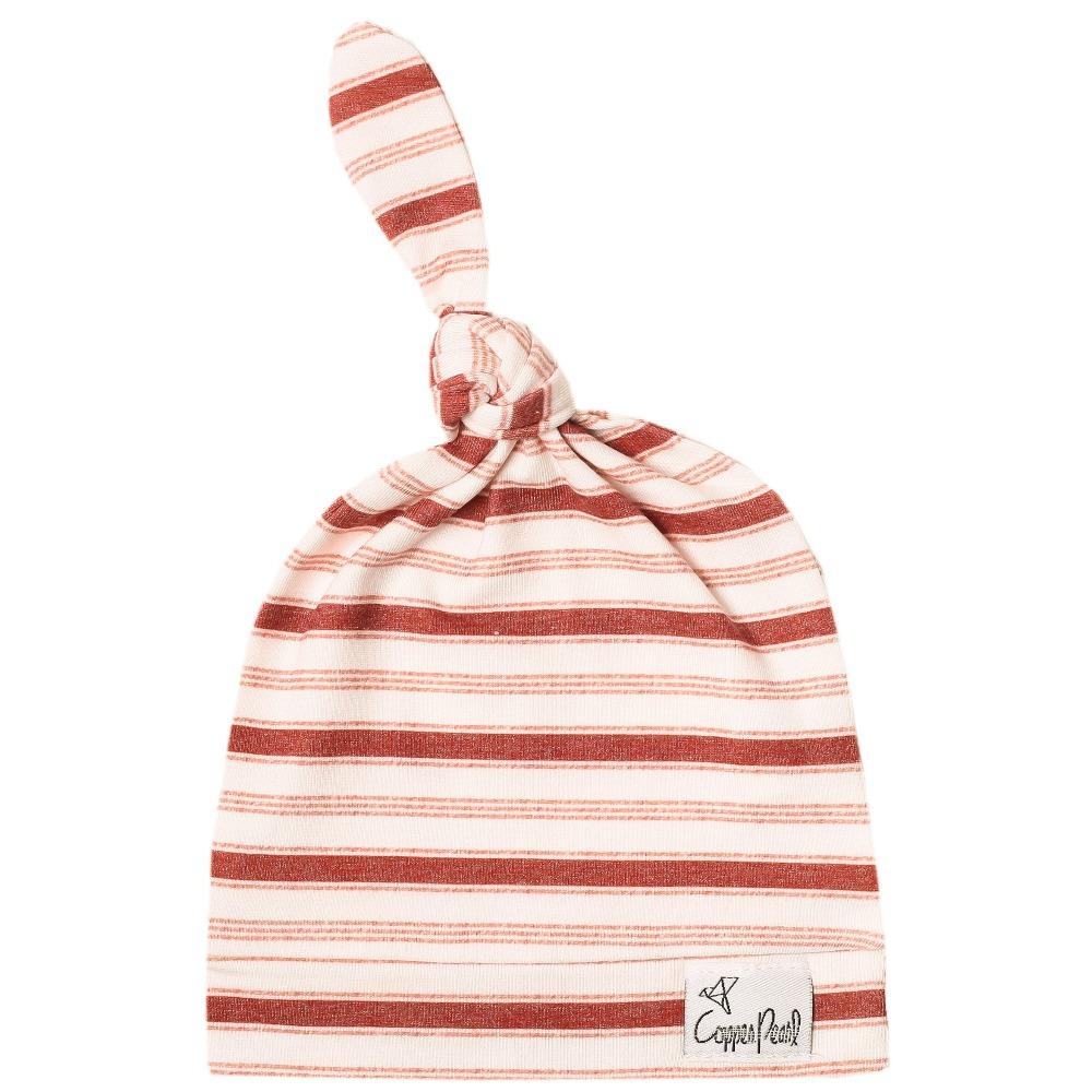 Top Knot Hat in Cinnamon by Copper Pearl