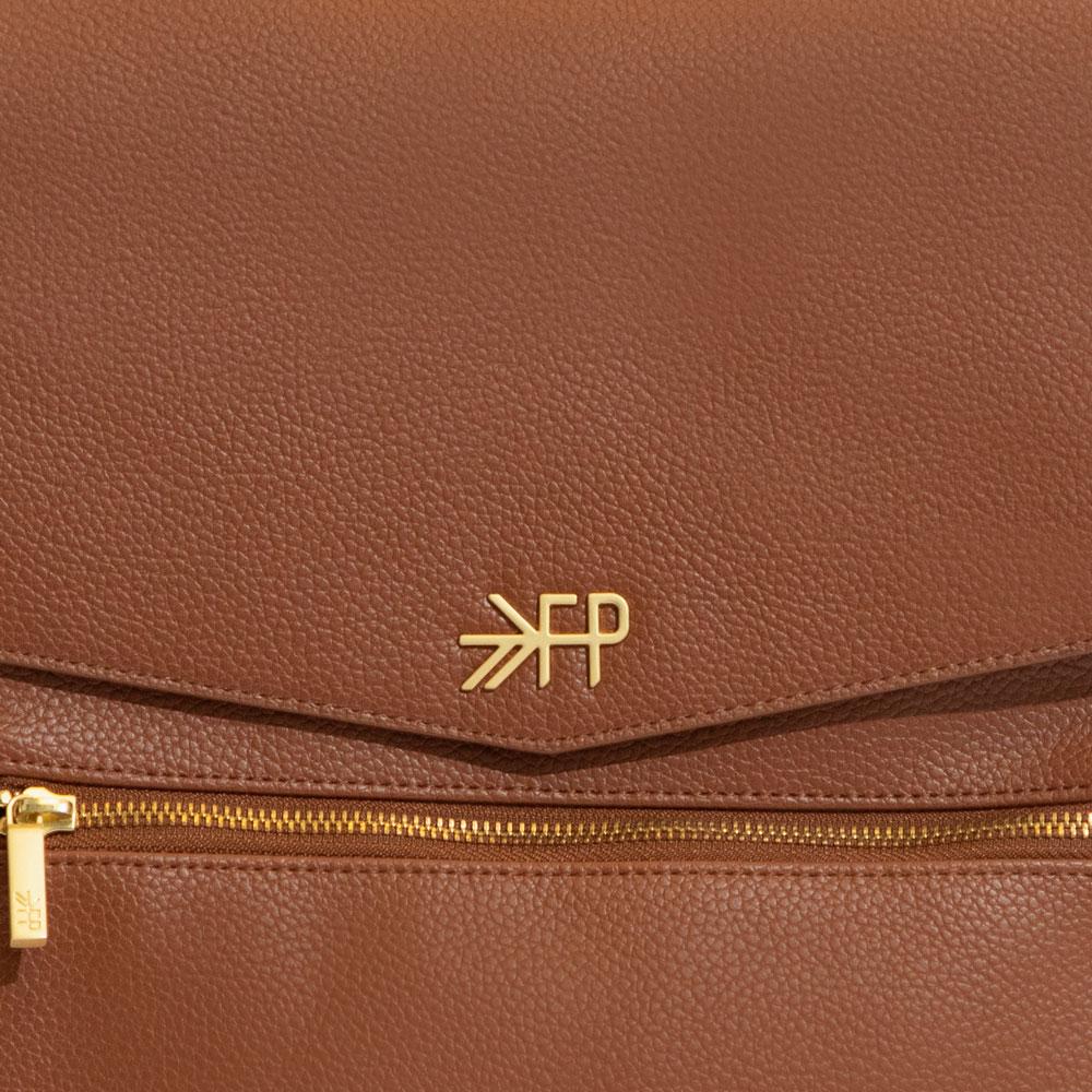 Cognac Mini Classic Bag II by Freshly Picked