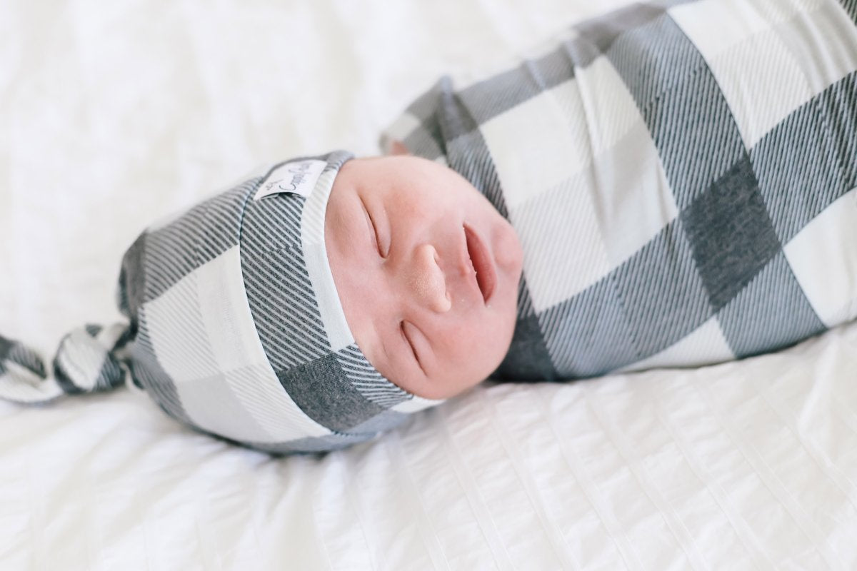 Top Knot Hat in Hudson by Copper Pearl