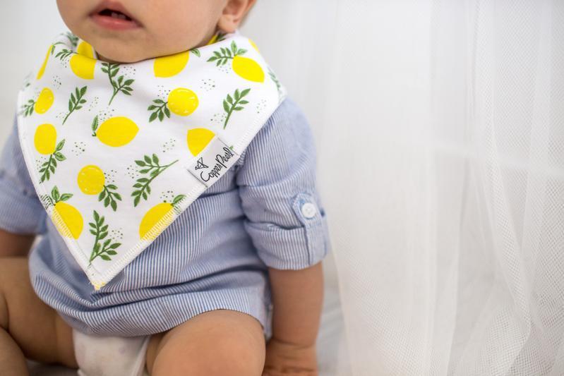 Baby Bandana Bibs in Georgia Set by Copper Pearl