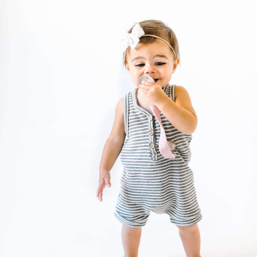 Binky Clip Set in Bloom by Copper Pearl