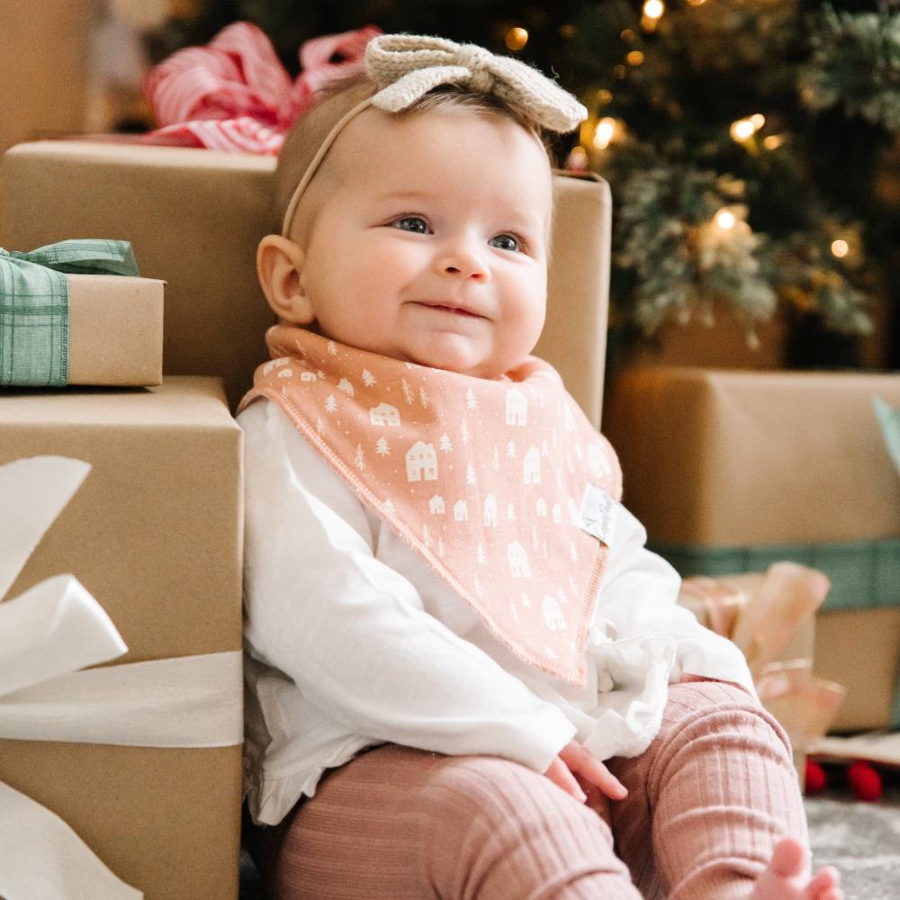Baby Bandana Bibs in Jane by Copper Pearl
