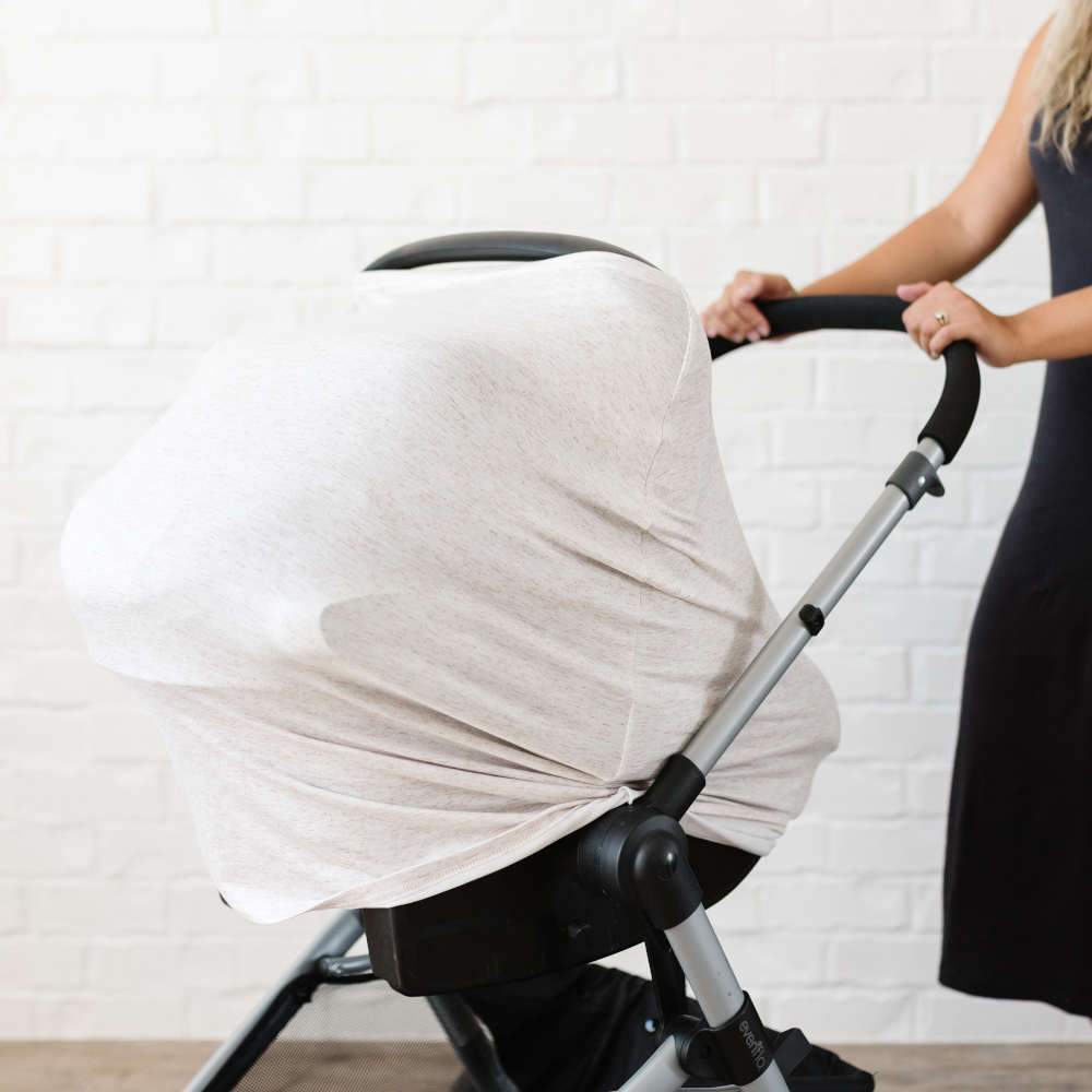 Multi-Use Cover in Oat by Copper Pearl