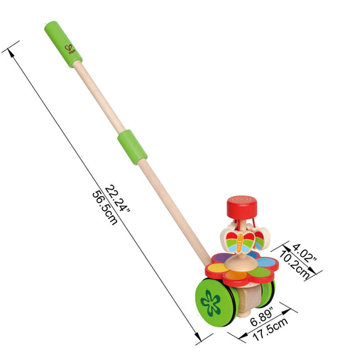 Dancing Butterflies Push & Pull Toy by Hape