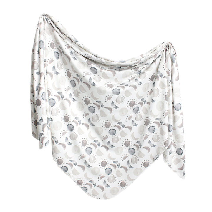 Knit Swaddle Blanket in Eclipse by Copper Pearl