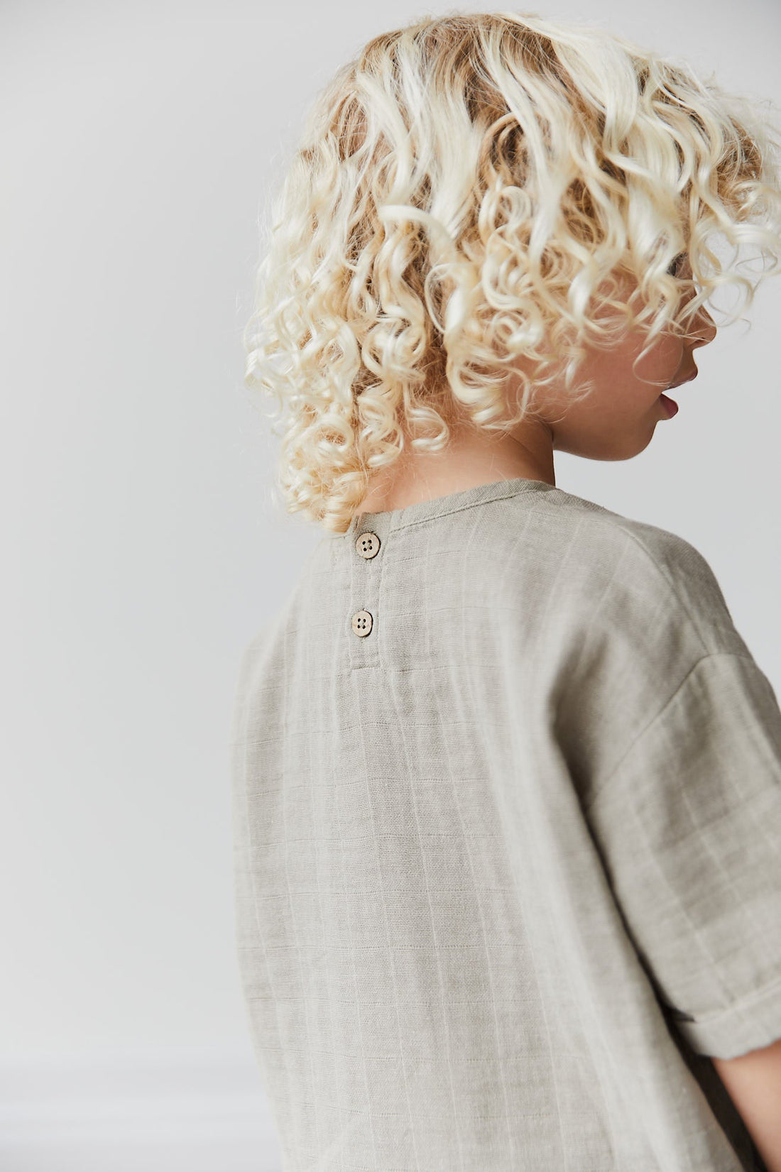 Organic Cotton Muslin Rowan Top in Twig by Jamie Kay