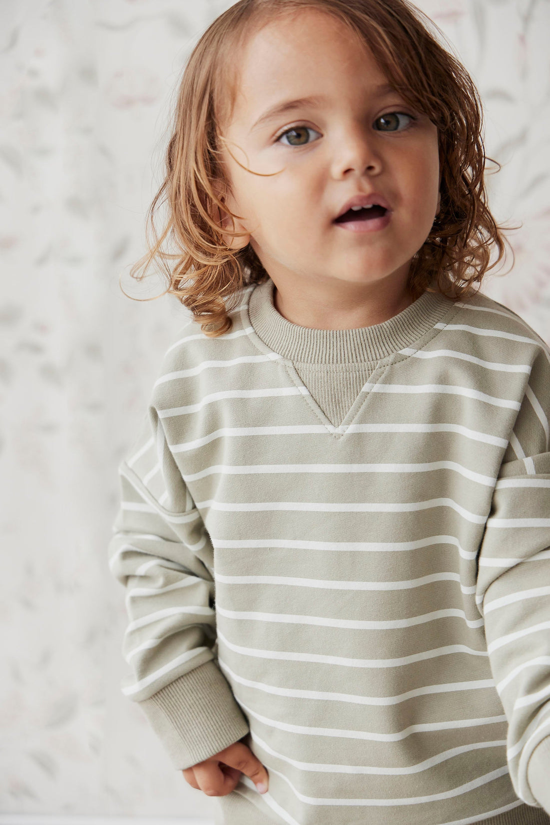 Organic Cotton Andy Pullover - Andy Stripe by Jamie Kay