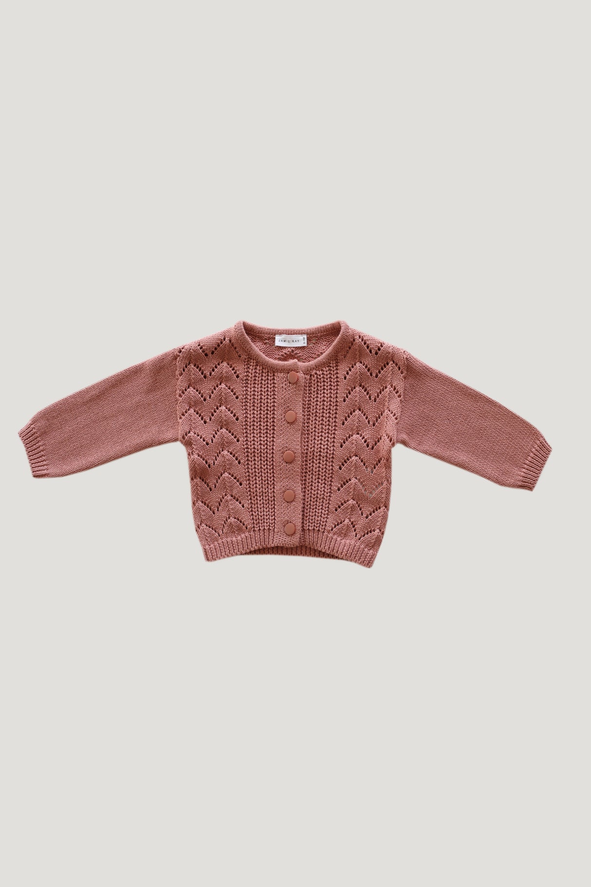 Ellery Cardigan in Rose by Jamie Kay