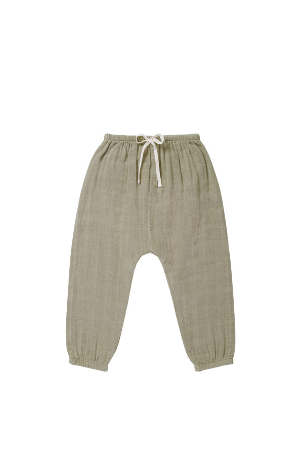 Organic Cotton Muslin Rowan Pant in Twig by Jamie Kay