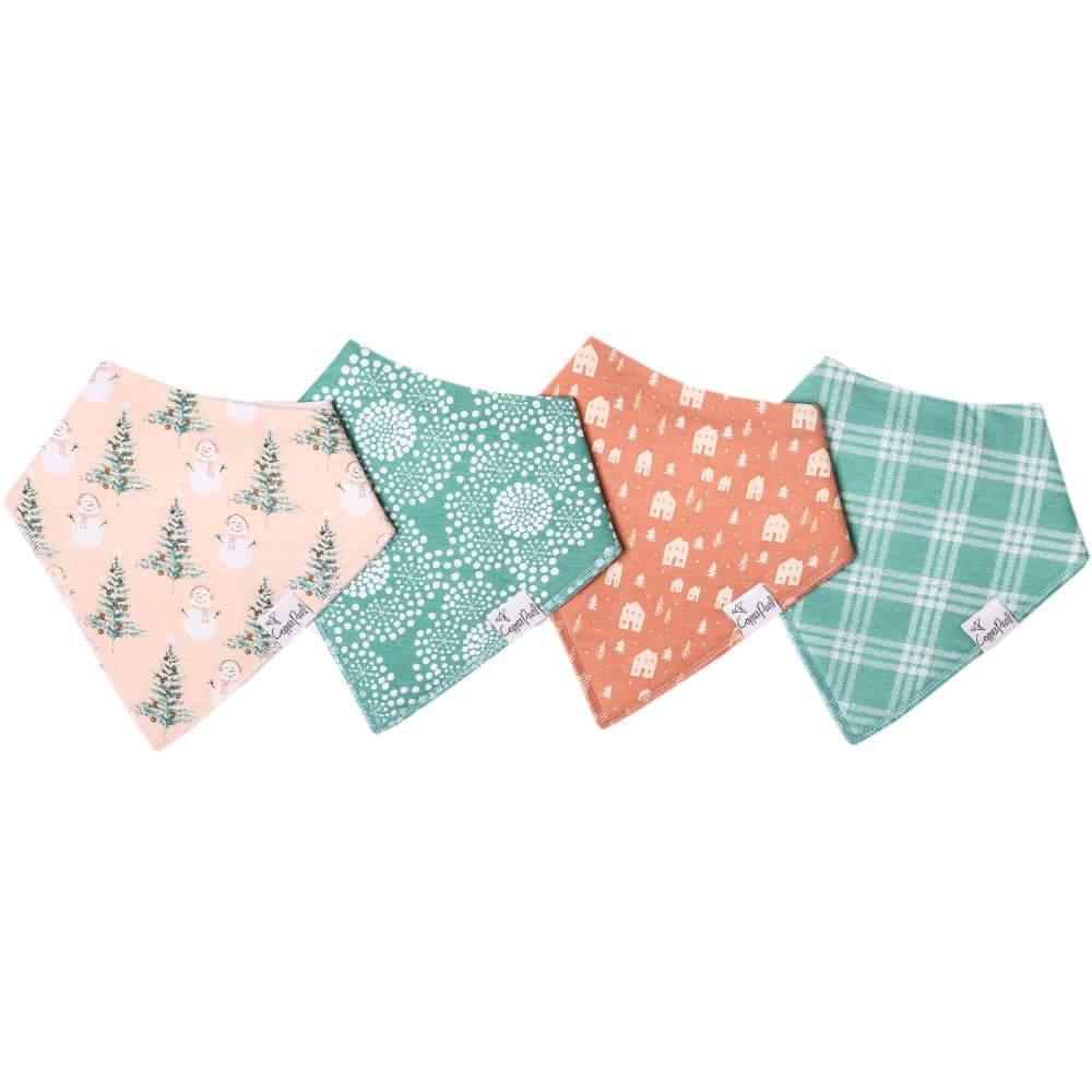 Baby Bandana Bibs in Jane by Copper Pearl