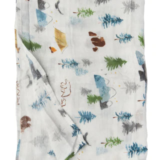 Loulou Lollipop - Muslin Swaddle - Adventure Begins