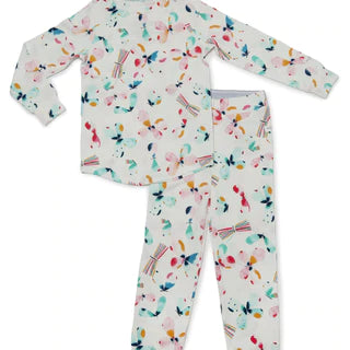 Loulou Lollipop - 2 pc Pajama Set in TENCEL - Butterfly