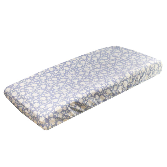 Knit Diaper Changing Pad Cover in Lacie by Copper Pearl