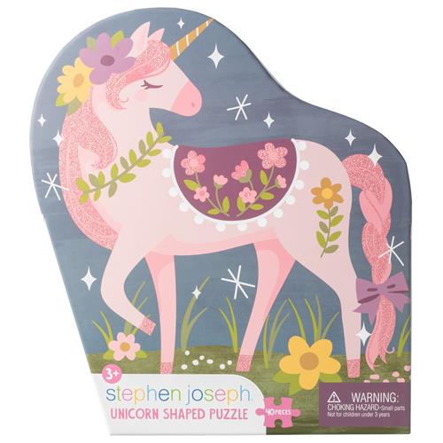 Unicorn Shaped Jigsaw Puzzle by Stephen Joseph
