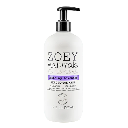 Zoey Naturals - Head To Toe Wash - Soothing Lavender