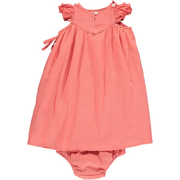 Vignette - Savannah Dress - Coral