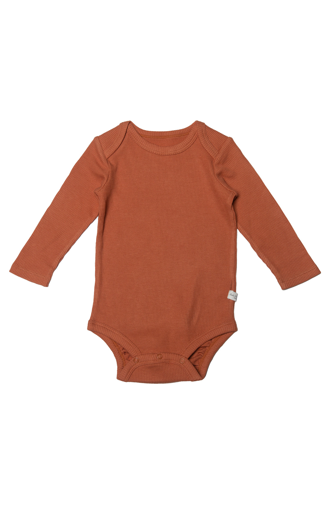 Waffle Long Sleeve Bodysuit by Loulou Lollipop
