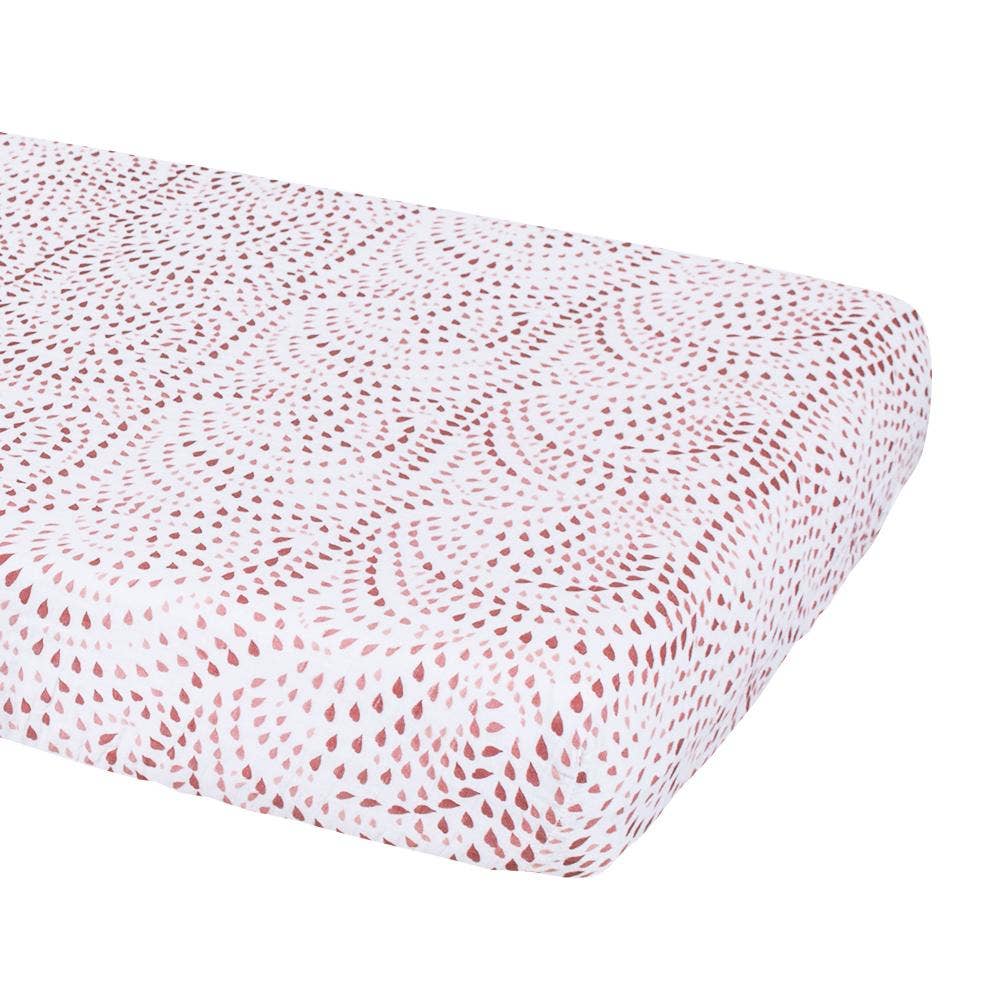 Bebe Au Lait - Rose Quartz Classic Muslin Crib Sheet