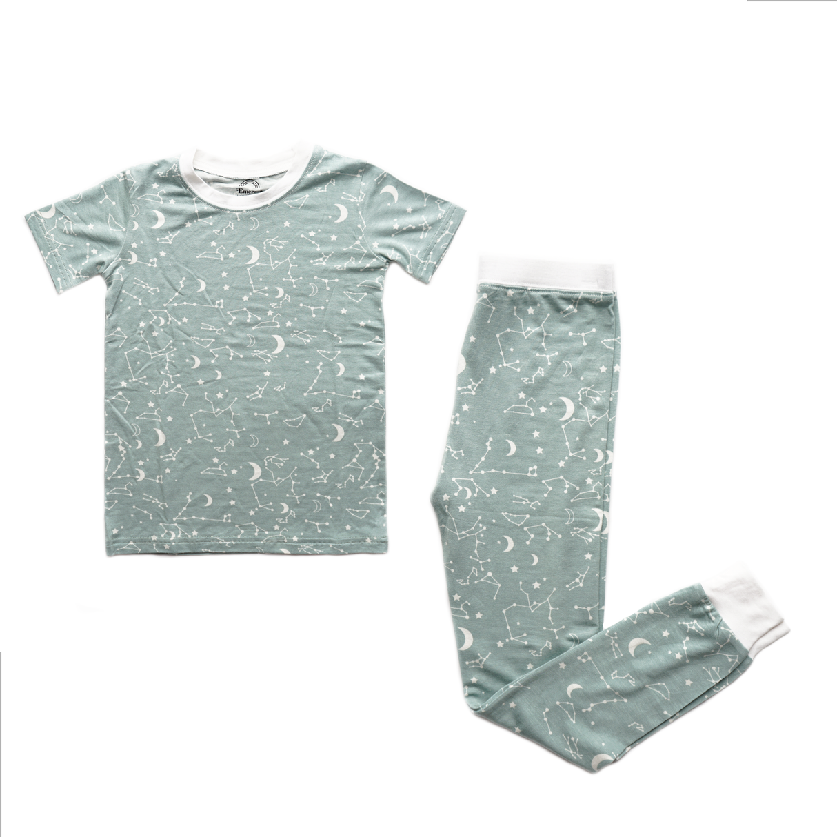 Emerson and Friends - Stargazer Short Sleeve Bamboo Toddler Pajama Set